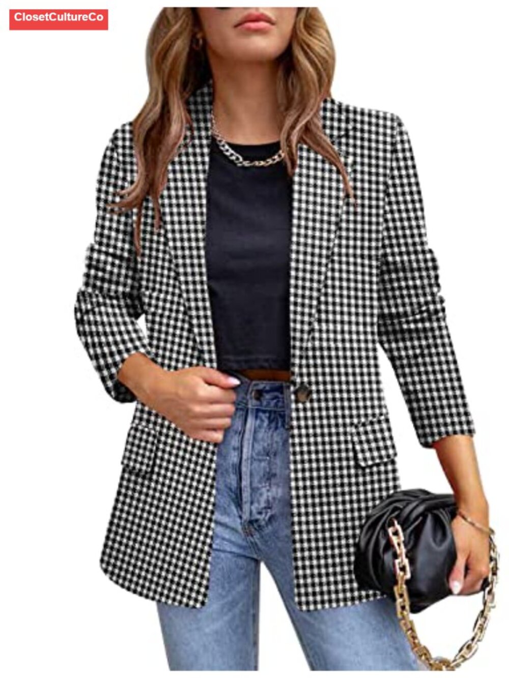 Womens Lightweight Open Front Blazer Long Sleeve Work Office Casual Jacket